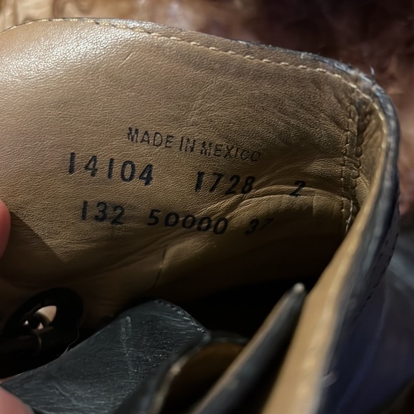 ASH Chain Detailed Cowboy Style Bootie 37 7 - Picture 4 of 5